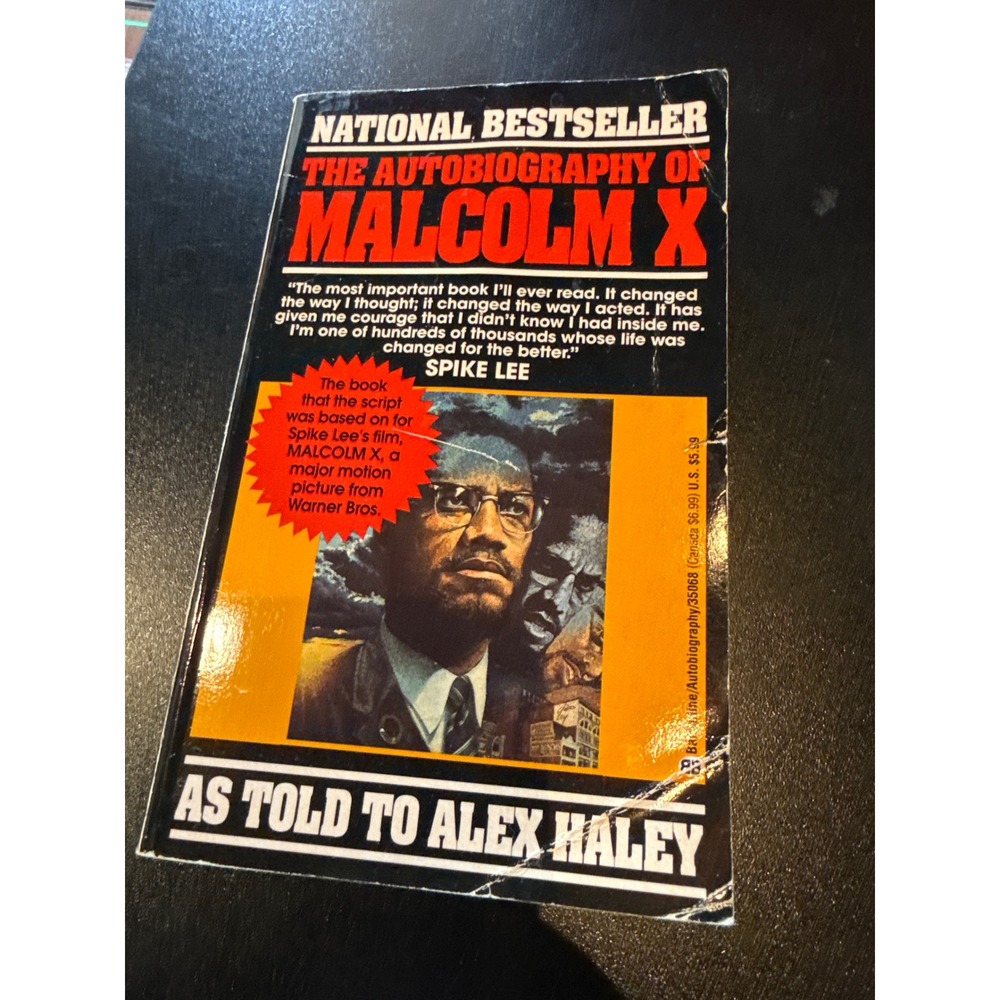 The Autobiography of Malcolm X Alex Haley Ballantine Books Paperback 1992 Movie